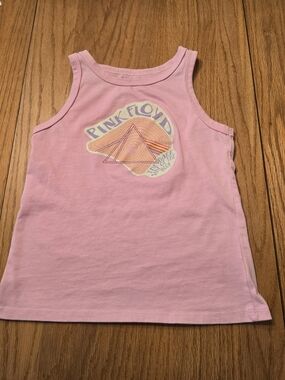 Pink Floyd Kids' Pink Graphic Tank Top